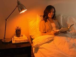 Sleep Aid Amber Light Bulbs I Blue Light Blocking Led Lights for Bedroom Soft Warm Light Bulbs I 7 Watts E26 Led Bulb 60 Watt (Equivalent) I Night Light Bulbs for Room Lamp, Bedroom Lights, Kids Room