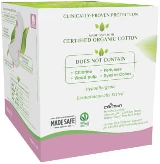 Organyc 100% Certified Organic Cotton Folded Panty Liner, Ultra Thin, Light Flow, 24 Count (Pack of 2)