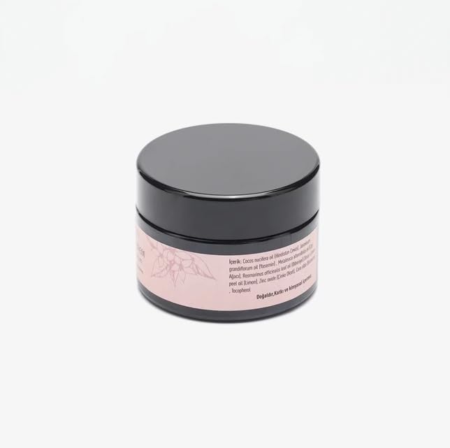 All Native Cream Deodorant with Jasmine Essential Oil by ROZE NATURA, 30ml | 100% Natural | Pure | No Dyes or Alcohol | Vegan