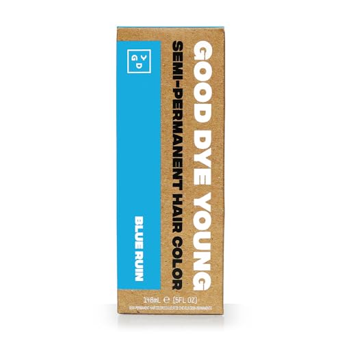 Good Dye Young Semi-Permanent Hair Color, Vegan and Cruelty-Free Purple Hair Dye, Last up to 24 Washes, Non-Damaging Conditioning Hair Color (5FL OZ, Make It Happen)