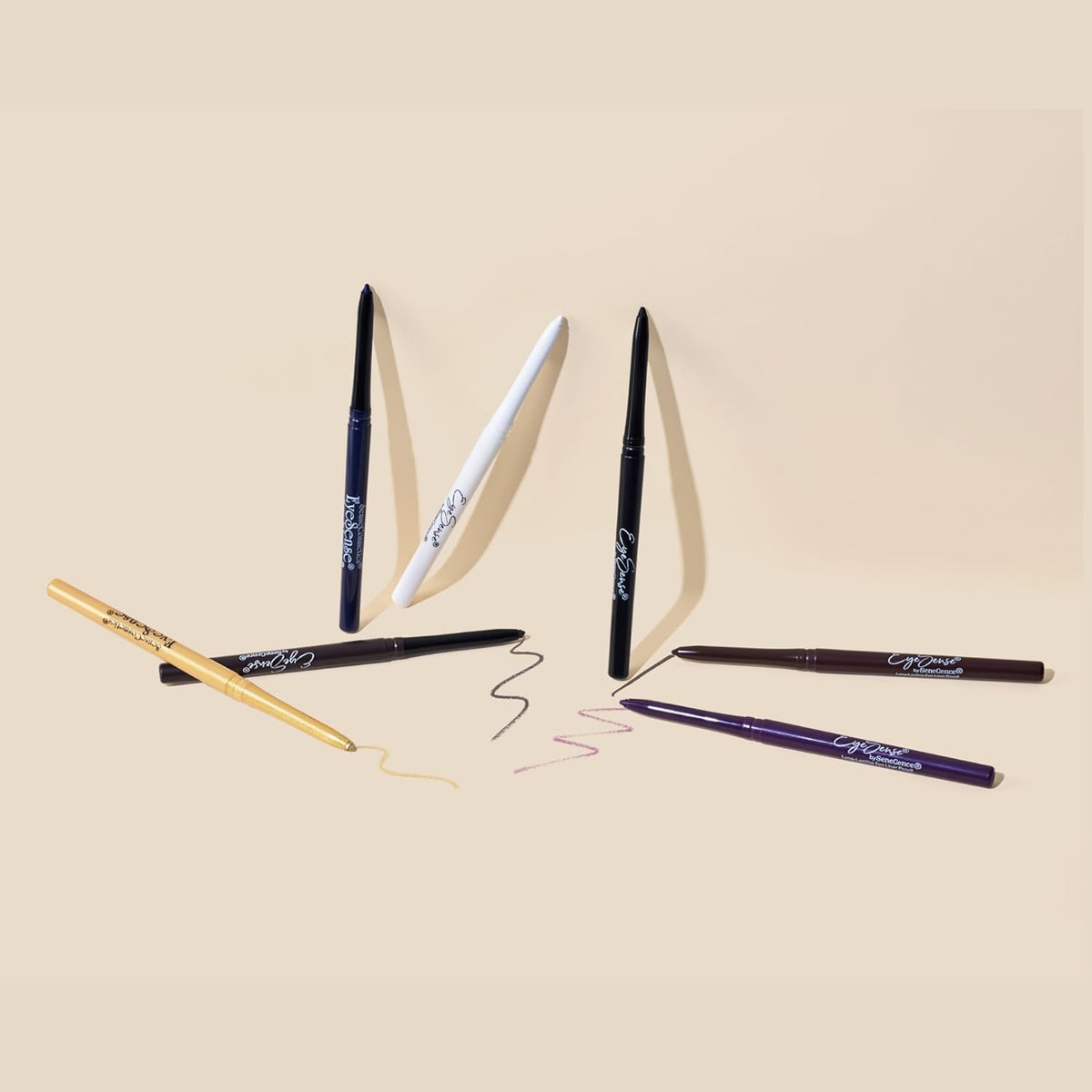EyeSense Long-Lasting Eyeliner Pencil, Black, Waterproof, Smudge-Proof, Highly Pigmented, Retractable Tip for Easy Application