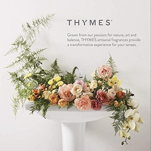 Thymes Daily Shower Spray for a Spa Like Experience - Home Essentials - Mist Scented with Jasmine, Rose, Hyacinth, Lily of the Valley & Oak Moss (Goldleaf Shower Spray, 3.4 fl oz)