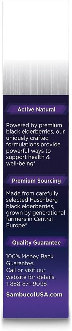 Sambucol Black Elderberry Throat Lozenge - With Honey, Vitamin C & Zinc, Elderberry Lozenges Sore Throat & Cough, Soothes Scratchy Throat, Supports Immunity, Soft & Chewy - 3-Pack (60 Total Pastilles)