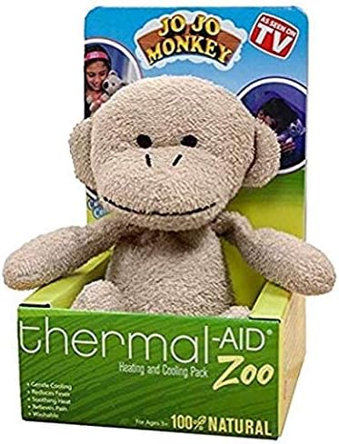 Thermal-Aid Zoo Microwavable Stuffed Animal - Plush Toy and Hot Cold Pack - Jo Jo The Monkey