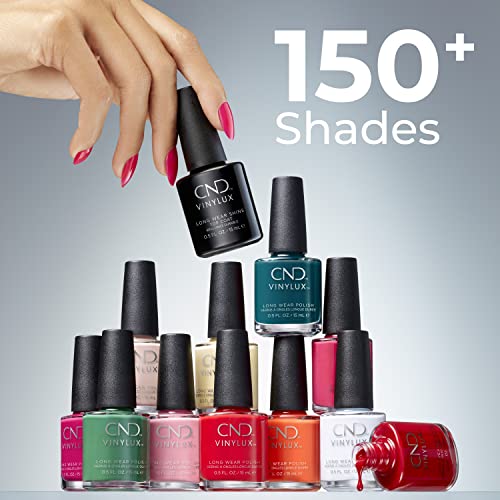 CND Vinylux Longwear Blue Nail Polish, Gel-like Shine & Chip Resistant Color, 0.5 Fl Oz