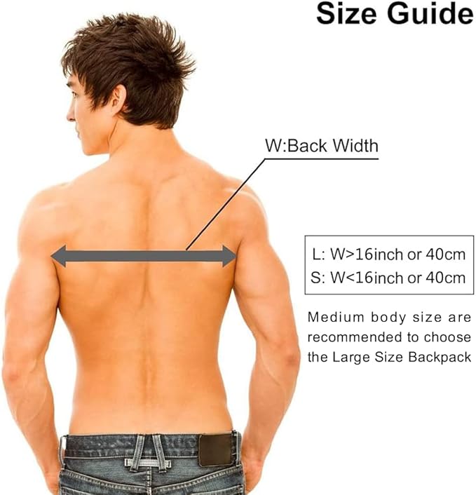 Model 2024 Side-Sleeping Backpack from WoodyKnows, Alleviates Snoring and Sleep Issues Caused by The Back-Sleeping Position, Anti Snoring Solution, Snore Aid Device (L)