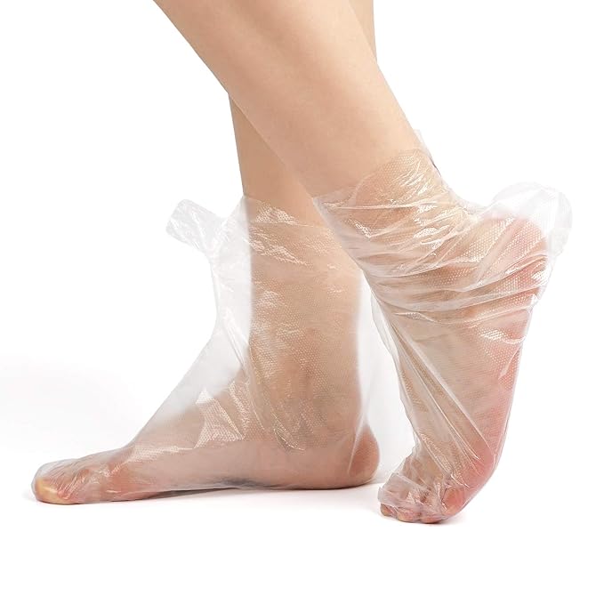 Segbeauty Paraffin Wax Liners for Foot, 400 Counts Larger & Thicker Plastic Foot Bags, Paraffin Bath Mitts Hot Wax thera-py Booties Sock Covers for Foot Spa Wax treat-ment Paraffin Wax Machine