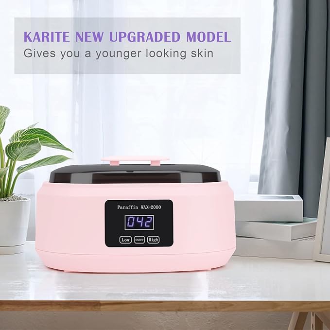 Biutee Paraffin Wax Machine Touchscreen 3500ml Paraffin Wax Warmer with 4 Pack Lavender Wax 30Min Fast Wax Meltdown Temperature Control Paraffin Hot Wax Spa Arthritis Paraffin Bath