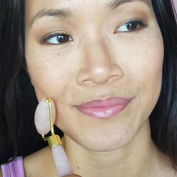 SILKTÁGE ROSE QUARTZ FACIAL ROLLER