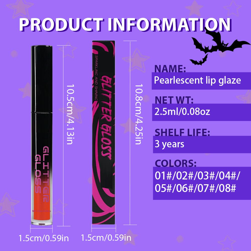 Red Matte Lipstick for Women,Liquid Lipstick,Long Lasting Waterproof Lightweight Comfortable Non-Drying Bold Dark Lip Gloss for Gothic Stage Makeup,Cruelty Free