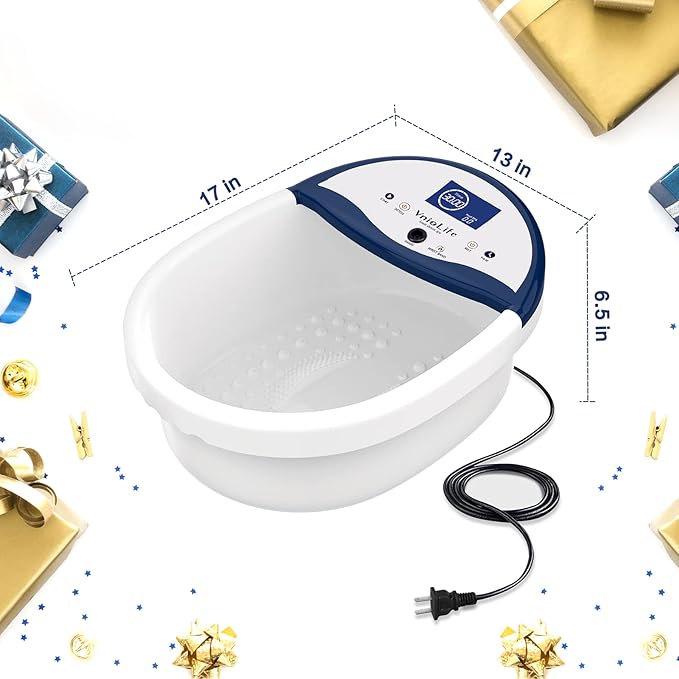 Ionic Foot Bath Detox Machine, Ion Detox Foot Bath Cleanse, LED Display Foot Detox Spa with Heated Belt, Wrist Strap, Arrays, Liners (Portable Handbag)