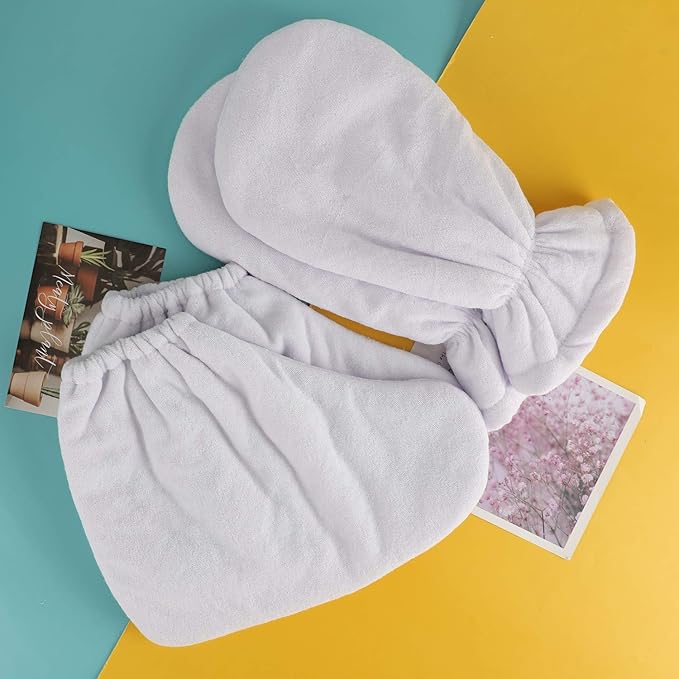 Segbeauty Paraffin Heated SPA Mittens & Foot Liners for Hand Therapy - Thicker Larger Size, Hot Wax Machine Compatible