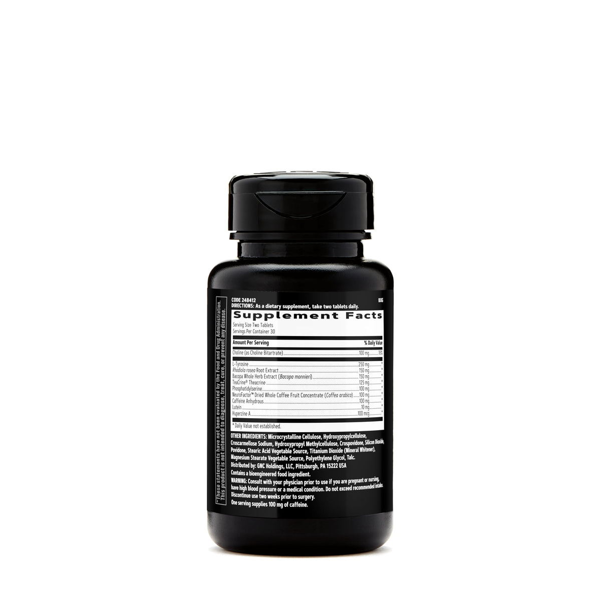 GNC AMP Amplified Focus, 60 Tablets, Fuels Mental Clarity