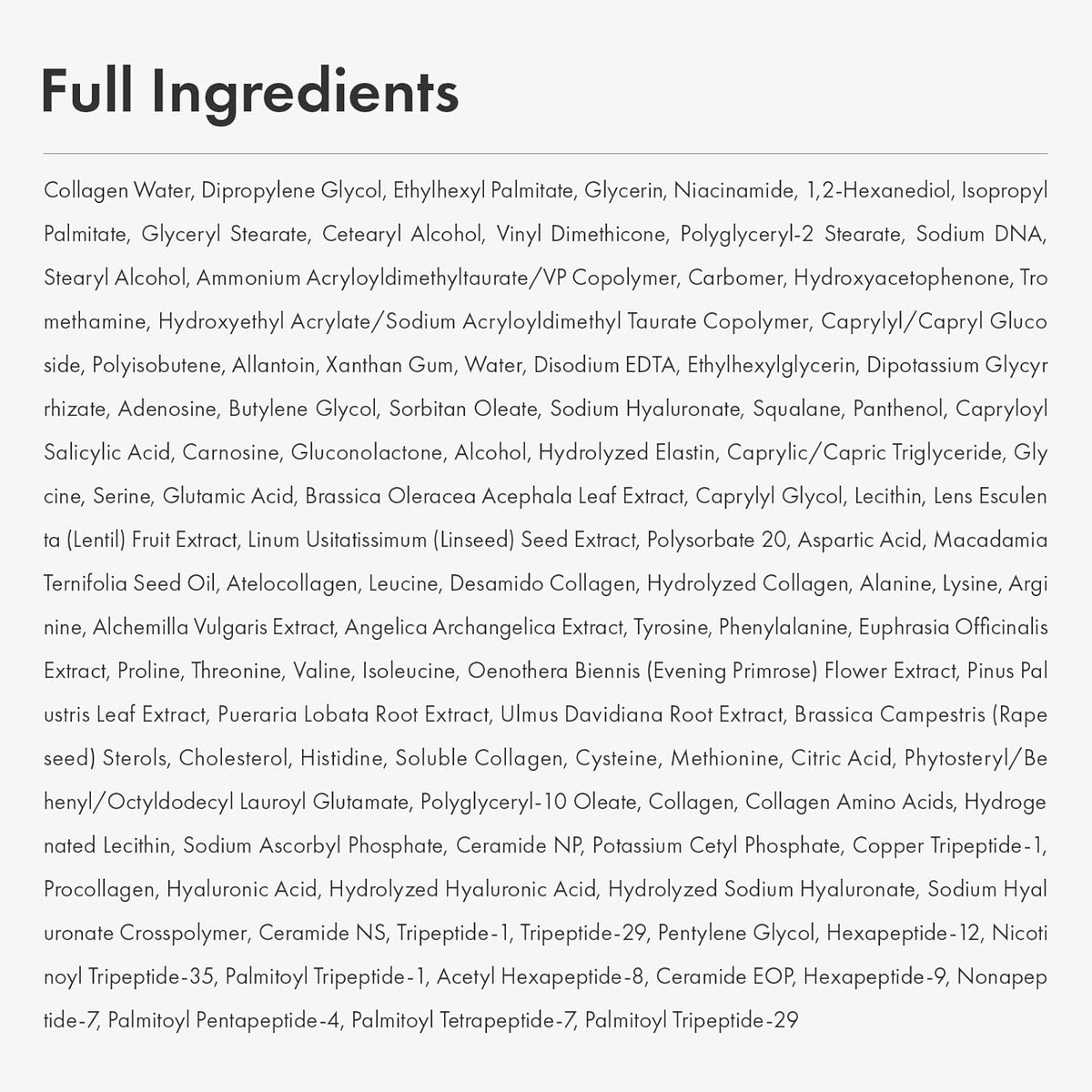 Real Collagen Face Cream, Face & Neck Collagen Face Moisturizer, Tightening, Firming, Lifting & Glow Boosting Cream with Collagen & Hyaluronic Acid, Korean Skincare, 50ml / 1.69 fl. oz.