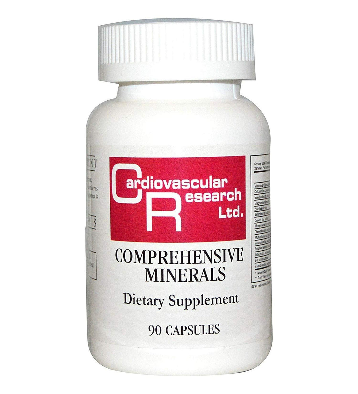 Cardiovascular Research Comprehensive Minerals, White, 90 Count