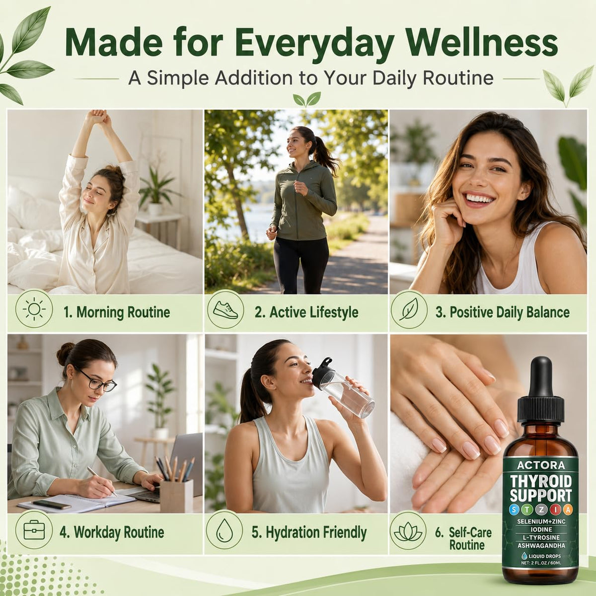 Actora Thyroid Support Drops, 2 fl. oz