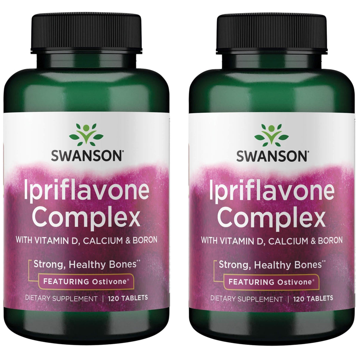 Swanson Ipriflavone Complex with Ostivone 120 Tabs (2 Pack)