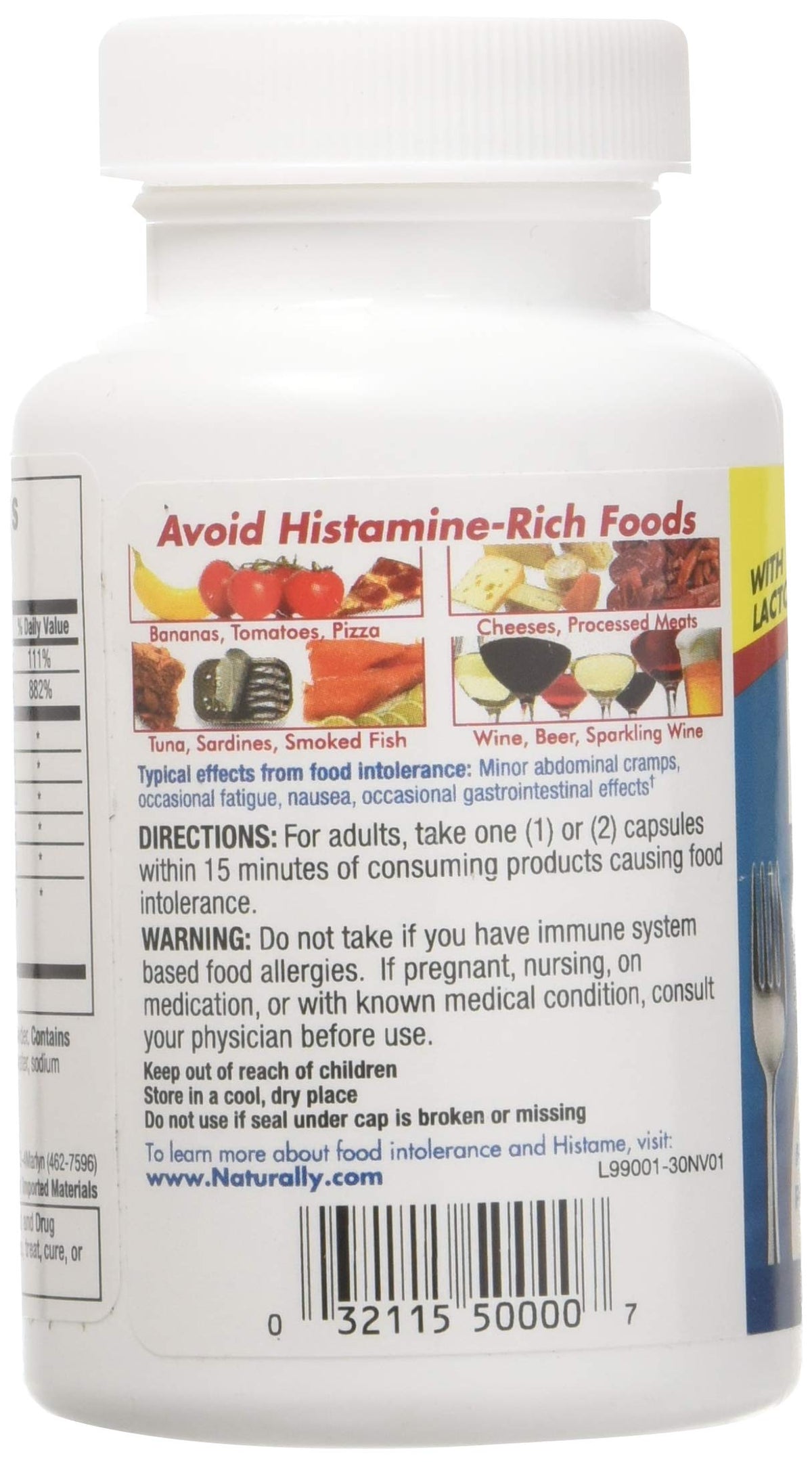 Histame, Food Intolerance Support, 30 Capsules
