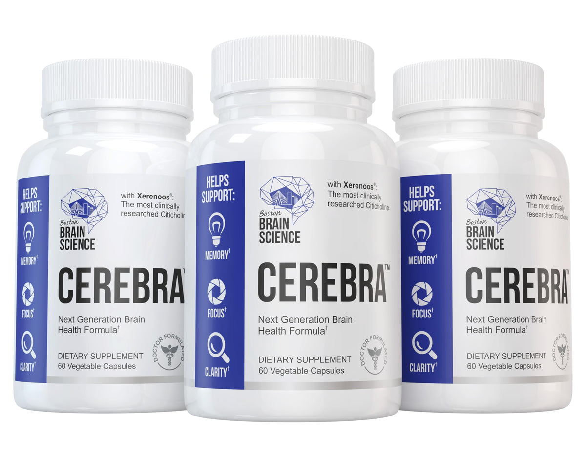 Cerebra Next Generation Brain Formula with Bacognize – 60 Capsules