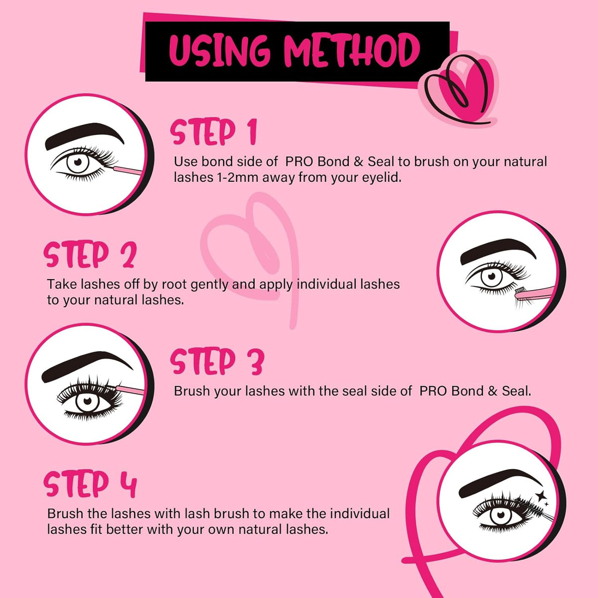 Lash Clusters Kit 280 Pcs Eyelash Clusters Lash Bond and Seal Lash Remover Lash Applicator Individual Lashes Kit Eyelash Brush Easy to Apply at Home(30D+40D-12-18mix Kit)
