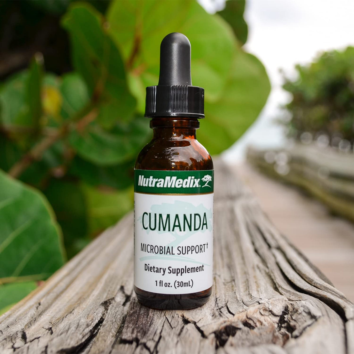 NutraMedix Cumanda Liquid Immune Support Supplement - Herbal Tincture to Promote Microbial, Digestive & Gut Health for Women & Men - Made with Huacapurana Tree Bark Extract (1oz / 30ml)
