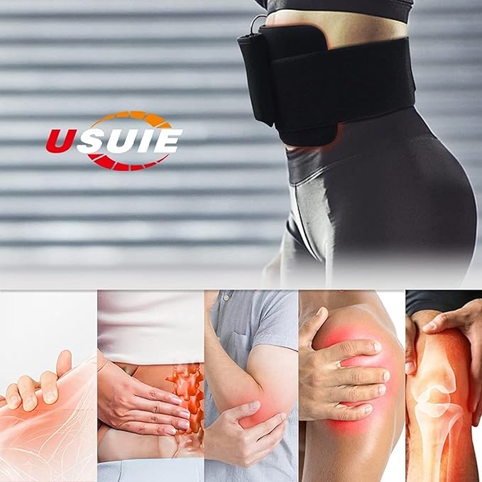 Red Light Therapy Belt for Body, Infrared Light Therapy Device, LED Flexible Wearable Wrap, with Timer for Back Shoulder Waist Muscle Pain Relief Gift for Woman and Man