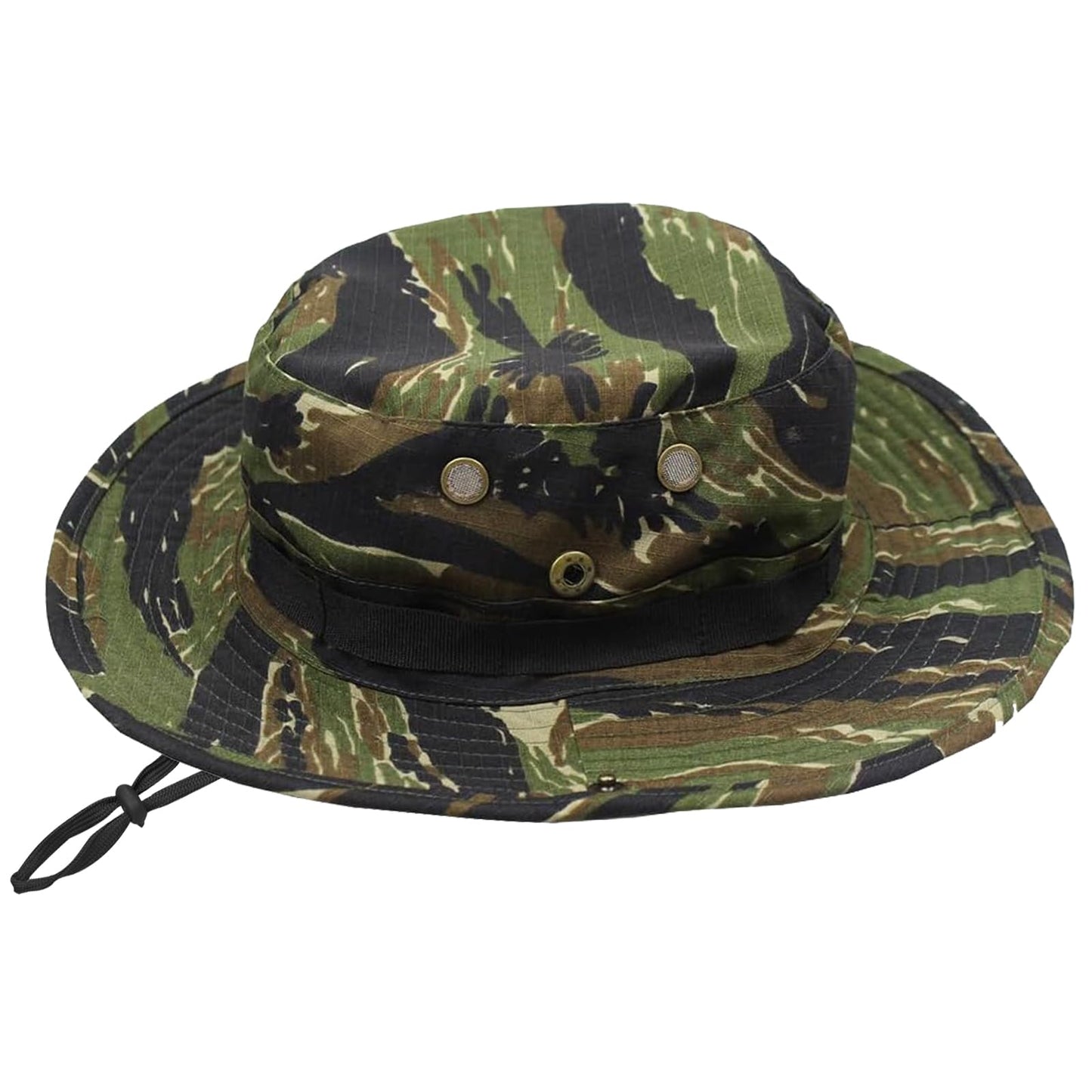 Sun Hats for Men Women Bucket Hat UPF 50+ Boonie Hat Foldable UV Protection Hiking Beach Fishing Summer Safari(1pack-Tiger spot jungle)