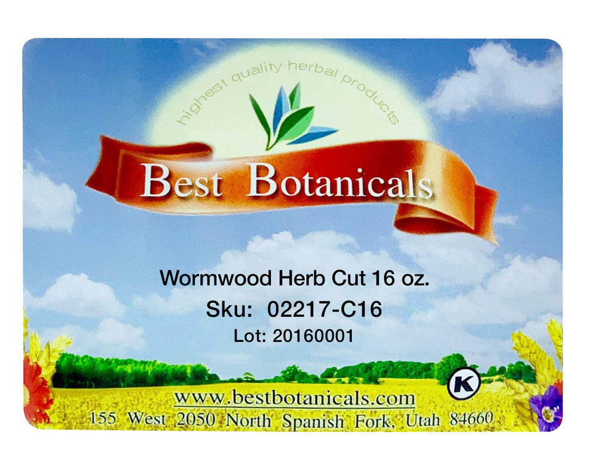 Best Botanicals Wormwood Herb Cut 16 oz.