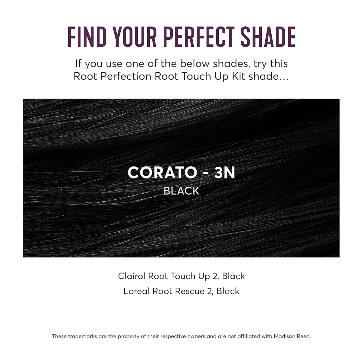 Madison Reed Root Perfection Permanent Root Touch Up, Black 3N Corato, 10 Minutes for 100% Gray Root Coverage, Ammonia-Free Hair Dye, Two Applications