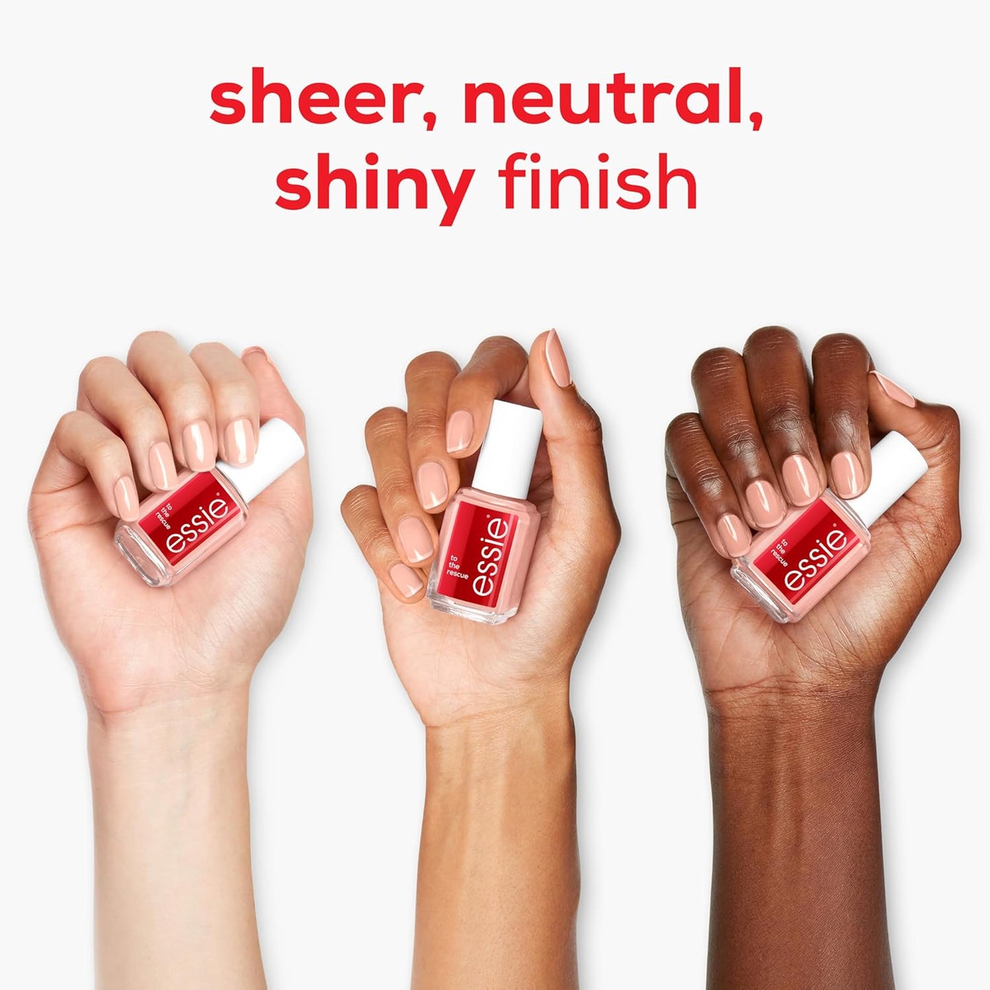 essie nail care, UV gel damage repair treatment, to the rescue nail repair base coat, 0.46 fl oz