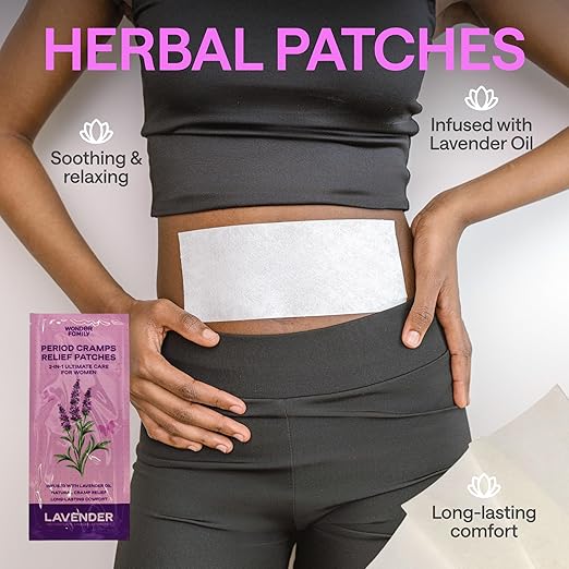 Menstrual Heating Pad for Cramps – Portable Cordless Heating Pad for Women – Rechargeable Pink Period Relief Pad for Stomach and Back – Small Heat Belt, USB Heated Pad – Electric Heat Wrap for PMS