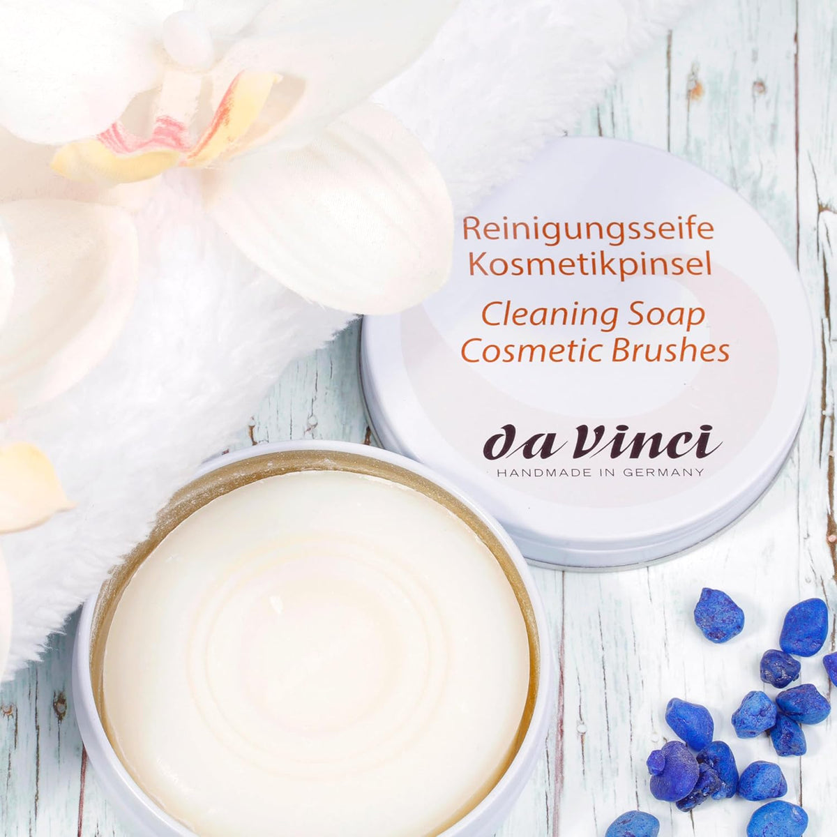 da Vinci Cosmetics Series 4832 Mini Cleaning Soap for Cosmetic Brushes, 0.5 Pound