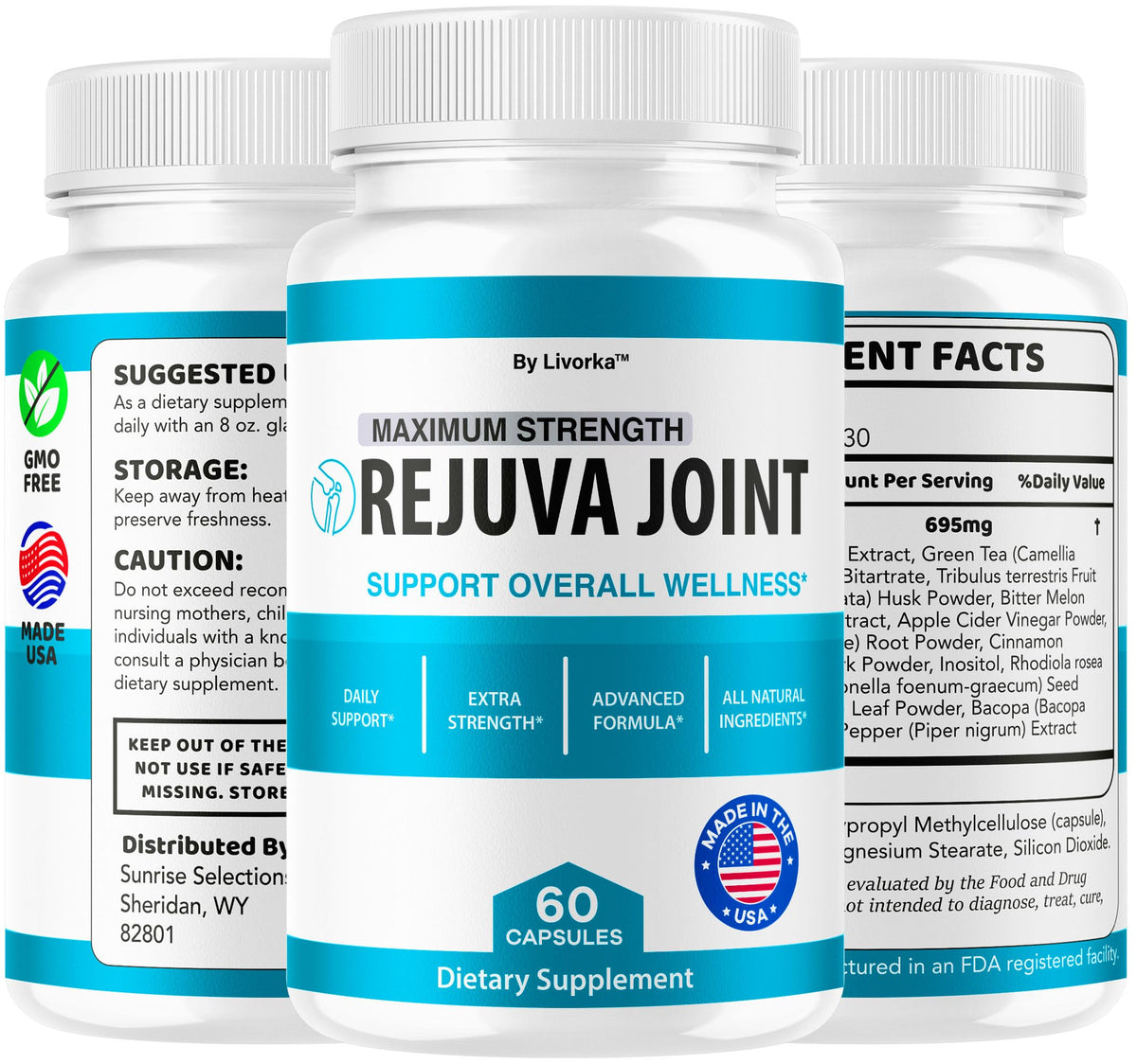 (5 Pack) Rejuva Joint - Official RejuvaJoint Supplement Pills Advanced Formula Maximum Strength Support, Natural Rejuv Capsules For Overall Health & Wellness Supports Review, 300 Capsules For 5 Months