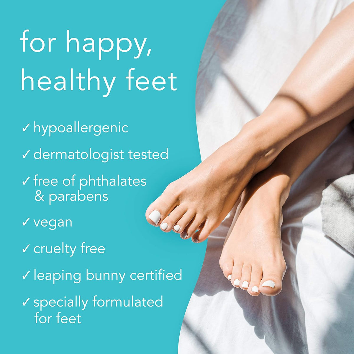 Barefoot Scientist Sleep On It Overnight Moisturizing Gel Socks, Nourish Your Feet (Teal)