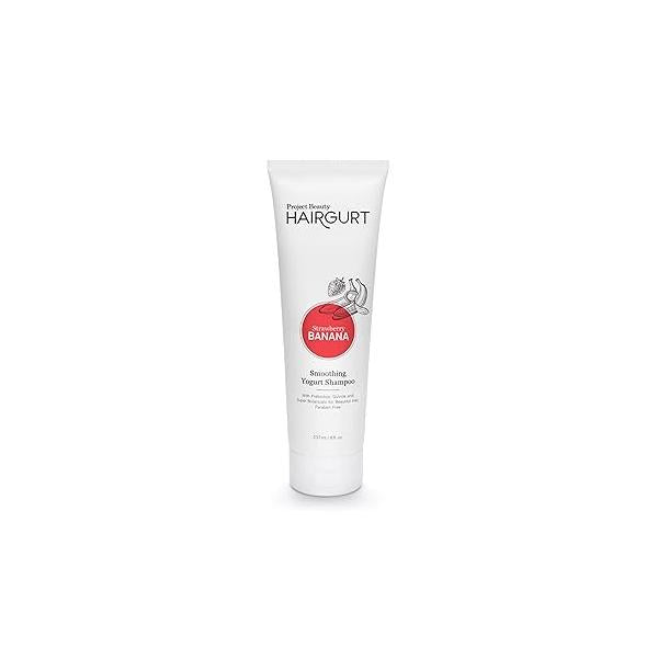 Strawberry Banana Smoothing Hair Mask for Color-Treated and Extremely Dry Damaged - Professional Deep Conditioning Treatment Intense Hydration Frizz Control Sulfate-Free 6 oz