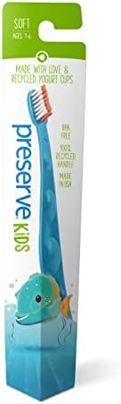 Preserve Kids Toothbrush, Soft Bristles, (Pack of 6)