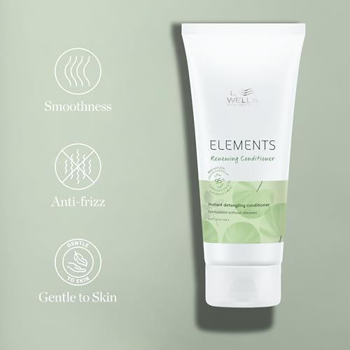 Wella Professionals Elements Gentle Renewing Conditioner| Gentle, Silicone-Free | Instant Detangling Conditioner| For All Hair Types
