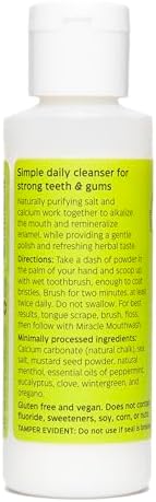 Uncle Harry's Remineralizing Tooth Powder | All Natural Enamel Support & Whitening Toothpaste for Sensitive Teeth | Powder Toothpaste for Gum Health & Fresh Breath (4 oz)