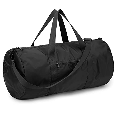 Vorspack Duffel Bag 28 Inches Foldable Lightweight Gym Bag with Inner Pocket for Travel Sports - Blue