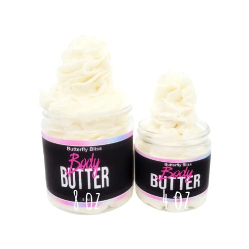 Love Spell Whipped Body Butter, natural lotion, organic, 8oz jar, made with shea butter, mango butter, coconut oil, almond oil