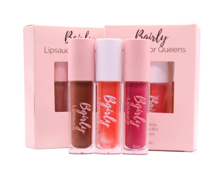 | Handmade, Vegan, Moisturizing Lip Gloss, Non-Sticky Lip Gloss (Chestnut)