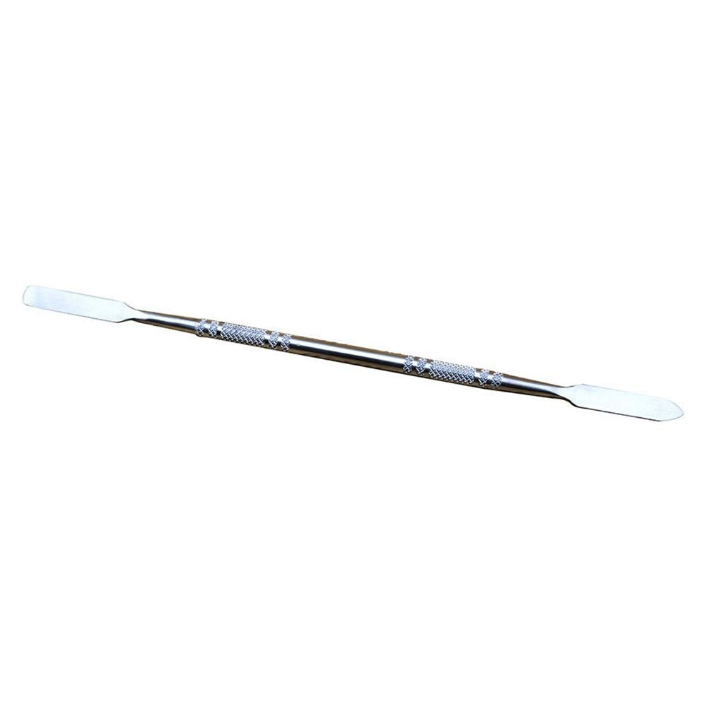 7.2 inches Pro Stainless Steel Make Up Spatula Double Sided Cosmetic Stirring Rod Nail Art Manicure Tools (size-2)