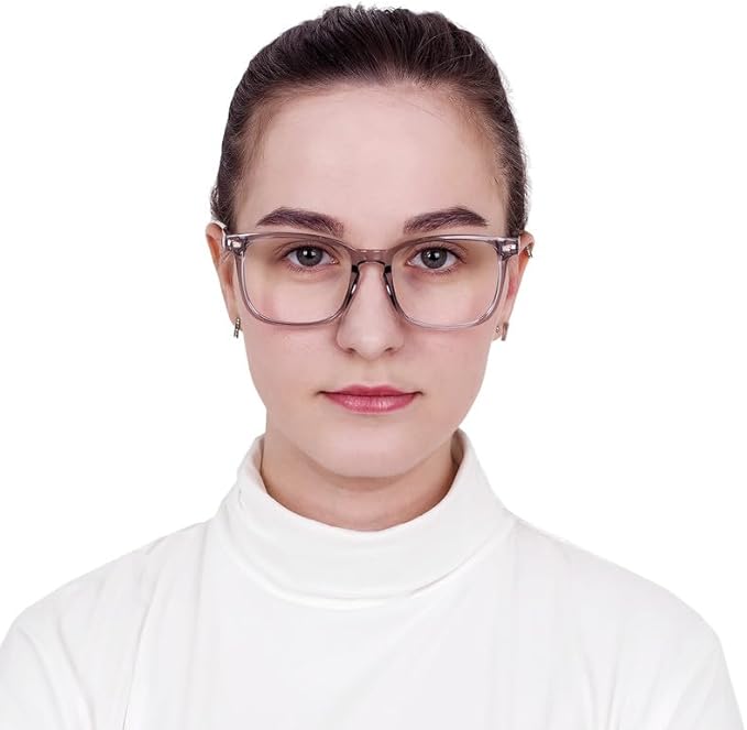 YEIN Bifocal Reading Glasses with Blue Light Blocking Lenses, Bifocal Reader for Women and Men, Vintage Square frame with Spring Hinge (+0.50/+3.00 magnification)