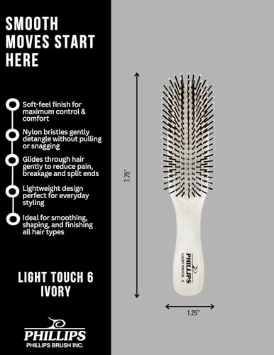 Phillips Brush Light Touch 6 Hair Brush