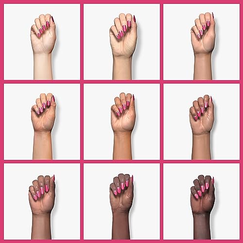 daniPro Doctor Formulated Hot Pink Nail Polish - Fingernail Polish & Toenail Polish, 0.5 oz with Undecylenic Acid, Biotin & Vitamins - Vegan Formula for Healthy Nails - Manufactured in the USA