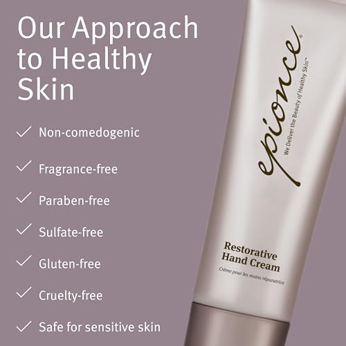 Epionce Restorative Hand Cream - Non-Greasy Hydrating, Anti-Aging Hand Cream for All Skin Types with Hyaluronic Acid, Dermatologist Skincare