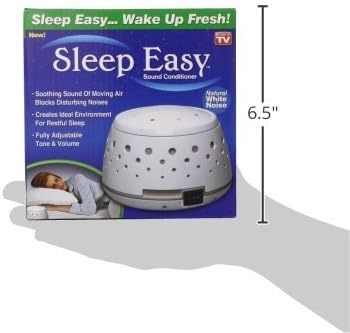 Sleep Easy Sound Conditioner, White Noise Machine Featuring Non Looping Soothing Natural Sound of Flowing Air from a Real Fan (2 Pack)