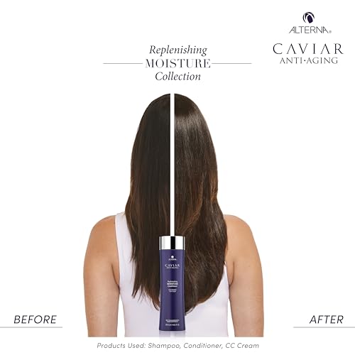 CAVIAR Anti-Aging Replenishing Moisture Shampoo | For Dry, Brittle Hair | Protects, Restores & Hydrates | Sulfate Free