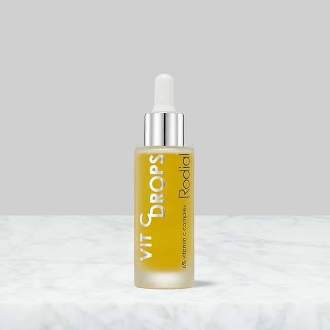 Rodial Vit C Booster Drops 1fl.oz, Brighten and Renew, Rejuvenating Lightweight Vitamin C Face Serum, High Performance Formula with Vitamin B5 and Babassu Oil, Radiance and Luminosity Boost