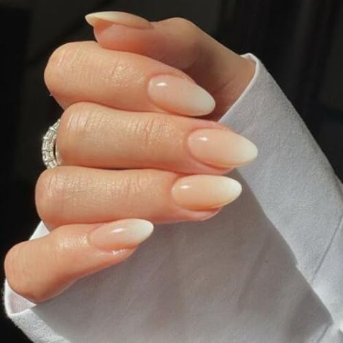 9 Packs (216 Pcs) Press on Nails Short, Jsiallye Flower Short Press on Nails Square, Swirl Press on Nails Almond, Gradient Glue on Nails for Girl Nail Art, 12 Size of Fake Nails - 9 Styles Nail Kits